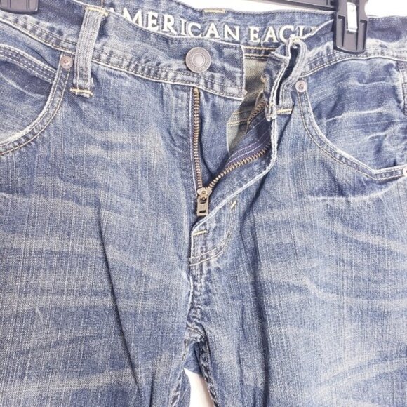 American Eagle Original Straight Leg Cotton Jeans Men's Size 28x28 - Picture 7 of 11